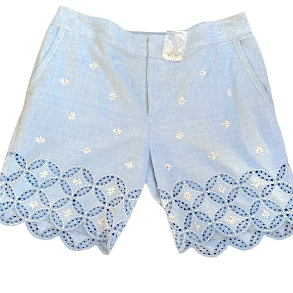 SOFT surroundings embellished shorts, size PM, runs large so see measurements! - Picture 1 of 5